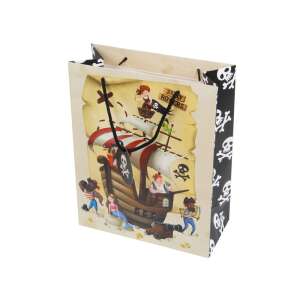 Darčeková taška s pirátskou témou, 26x12x33 cm, s dizajnom pirátskej lode a mapy pokladu - Nonbrand Darčekové tašky