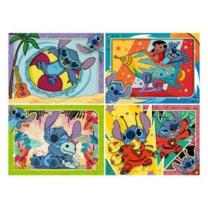 Stitch 4 w 1 Puzzle, 4 różne puzzle z Stitch z Disneya Lilo & Stitch, od 3 lat - Ravensburger Puzzle