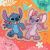 Ravensburger Stitch Puzzle: Stitch und Angel halten Händchen