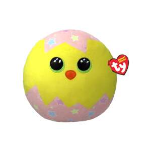 Ty Squishy Beanies Pippa плюшена играчка, 30 cm, жълто пиле в розово яйце със звезди - Ty Плюш