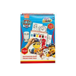 Paw Patrol Książka do malowania farbami wodnymi, zabawna i kreatywna książka do aktywności dla dzieci z postaciami z popularnego programu telewizyjnego - Książka
