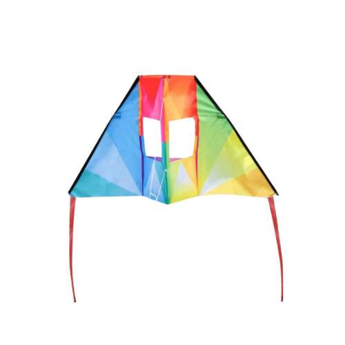 Mini geometriai pop-up sárkány, szivárvány színek - Papírsárkány