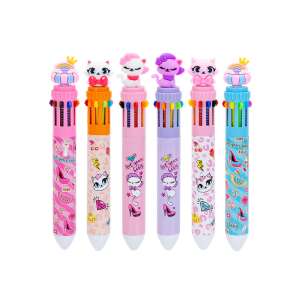 10 color ballpoint pen with cute cat design, 6 different designs - Pen & Pencil