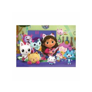 Puzzle finalizat Dino Gabby's Dollhouse Clasa de Muzică - Puzzle