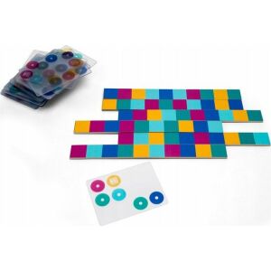 BS Toys Brain Race Logikspiel mit bunten Musterstreifen und Aufgabenkarten - BS Toys