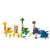 Build Dragons wooden construction toy set for kids, featuring colorful dragons and a tower