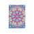Totum Diamond Painting Journal, Lotus Mandala with Diamonds, DIY Diary Set, blue, pink, yellow, green, white, silver, black, rhinestones, pen, tray, glue, 1500+ rhinestones