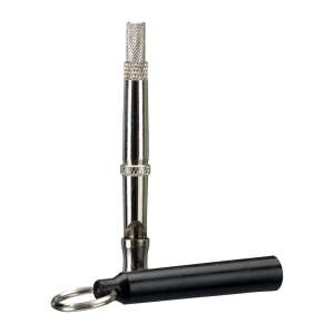 Trixie Ultrahangos Síp, 2257 kutyasíp kulcstartóval, magas frekvenciájú, emberi fül számára hallhatatlan - Tréning eszköz kisállatoknak