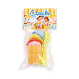 Homokozó forma szett gyerekeknek, 4 forma és egy kanál, Adriatic márka - Szabadtéri játék és felszerelés