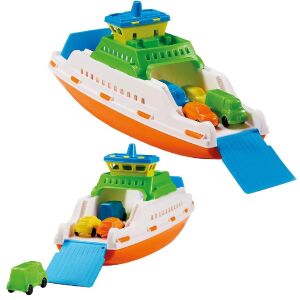 Ferry cu mașini de jucărie - Navă transport auto - 39 cm