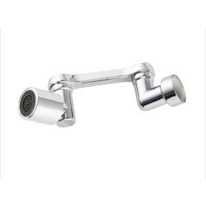 Krómozott forgatható csaptelephosszabbító levegőztetővel, 1080 fokos forgatás, 2 permetezési mód, univerzális illeszkedés - Nonbrand Csaptelep