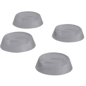 Set of 4 transparent silicone anti-vibration feet for washing machines - Washing Machine Accessory