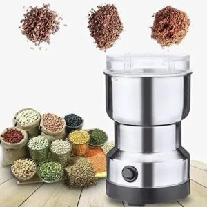 Electric grinder for coffee, nuts, and spices with usage examples. - Coffee Grinder
