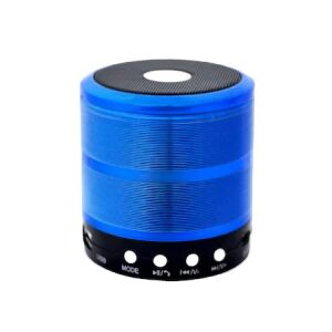 Portable Blue Bluetooth Speaker with Controls - Nonbrand Bluetooth Speaker