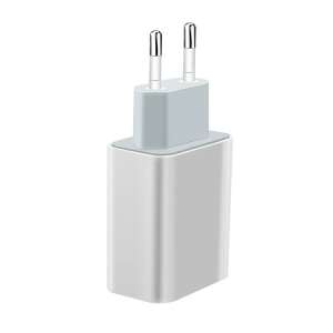 Incarcator retea PD 18W, 2 iesiri USB-C si USB A alb gri 99681668 - Adaptoare de rețea