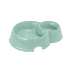 FLAIR 20704 kombinovaná miska na krmivo a vodu pre mačky, zelená - Miska na kŕmenie a napájanie pre malé zvieratá