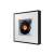 Samsung HW-LS60D/EN wireless Wi-Fi/Bluetooth speaker, wall-mounted turntable, black frame, side view