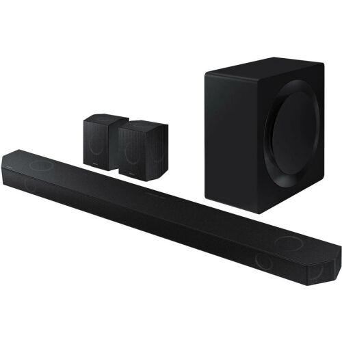 Samsung HW-Q990D/EN 11.1.4 channel soundbar with wireless subwoofer and rear speakers