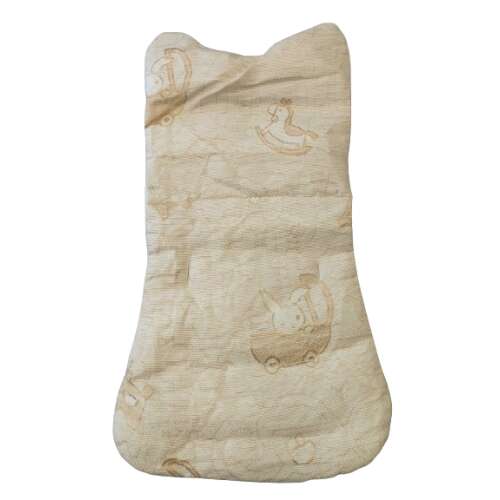 Inserție pentru scaun înalt bej cu imprimeu animal, potrivit pentru bebeluși