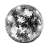 IdeallStore® Motorized Disco Ball, Party Maniac, Mirror Model, 4W, 29 cm, Silver 99685971