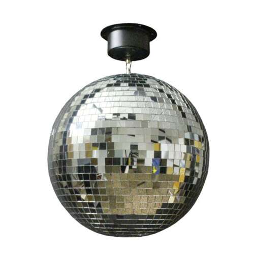 Motorisierte Discokugel, Party Maniac, Spiegelmodell, 4W, 29 cm, silber 99685971