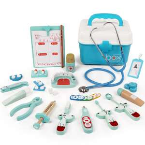KidKraft - Fa Fogorvosi Szett - 38 db Kiegészítővel - Kék