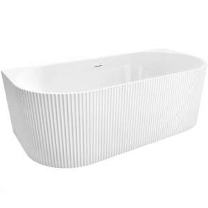 VENETA 170cm freestanding bathtub, white, modern design - Bathroom Furniture