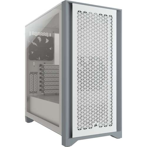 CORSAIR 4000D Airflow Fehér Számítógépház, Mid-Tower, Edzett Üveg