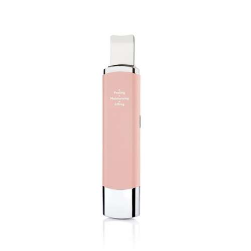 Beautifly Peeling Scrub Slim Blush Kavitációs peeling készülék, ultrahangos arctisztító készülék, bőrápoló eszköz, mély pórustisztítás, mitesszer eltávolítás, túlzott faggyútermelés szabályozása, vérkeringés serkentése, kozmetikai készítmények hatékony felszívódásának támogatása