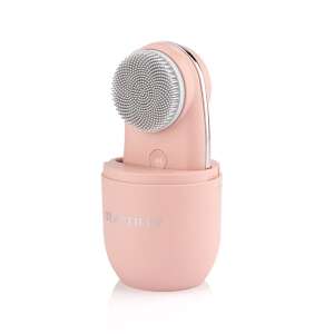 Beautifly Fresh Duo Care Blush Sonic Facial Cleansing Brush, pink, with charging stand - Facial care device