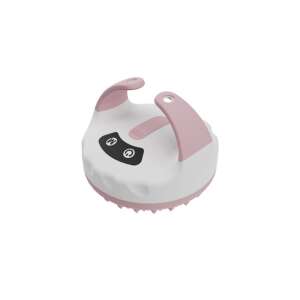 Beautifly B-Body Massage Device, pink and white electric body brush with two handles, for cellulite reduction and skin care - Electric massager