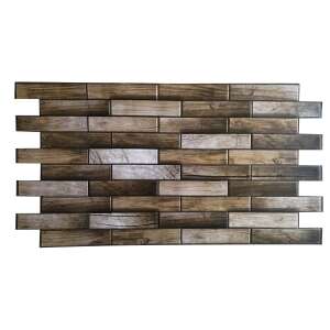 PVC Wood-look Decorative Panel, 98x48x0.3 cm