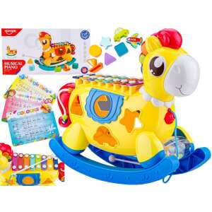 Interaktív készségfejlesztő hintaló fény- és hanghatásokkal