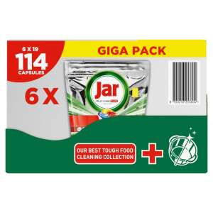 Jar Platinum Plus All-in-One Geschirrspültabs, 114 Kapseln, Giga Pack - Spülmaschinen-Zubehör