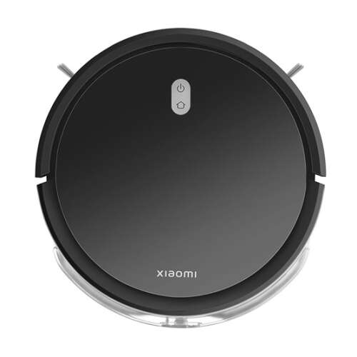 Xiaomi Robot Vacuum E5, черен робот прахосмукачка, гледка отгоре