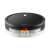 Xiaomi Robot Vacuum E5, black robot vacuum cleaner, front view
