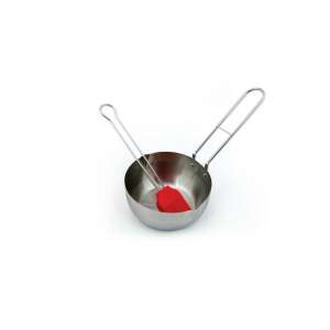 Garnek ze stali nierdzewnej z silikonową szczotką, idealny do grillowania - Grillowanie i gotowanie na świeżym powietrzu