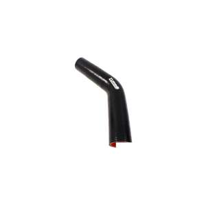 TurboWorks 45 Degree 89mm XL Black Silicone Elbow - TurboWorks