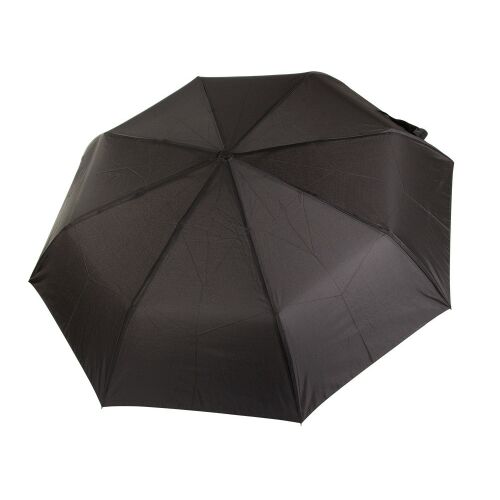 Automata fekete összecsukható esernyő, nyitott állapotban