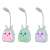 Smiling Animal LED Desk Lamp with 3 Light Modes - Perfect for Studying and Playing