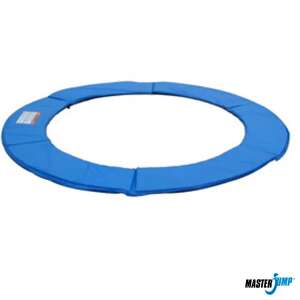 Master Jump SPARTAN 396 cm Trampolin Sicherheitsfederabdeckung, blau - Sport & Freizeit