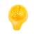 Yellow citrus juicer strainer