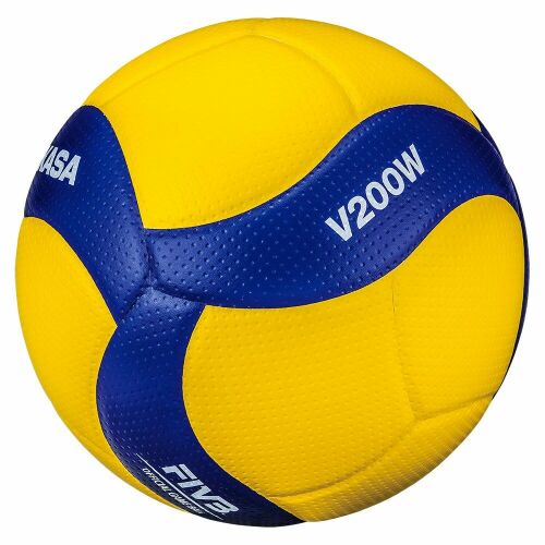 Mikasa V200W Röplabda - 5-ös méret - Kék-Sárga 178229710 - Strandröplabda