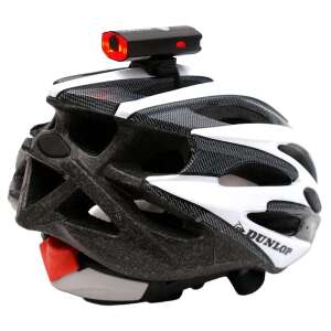 Dunlop 2 az 1-ben újratölthető fej- és hátsó lámpa kerékpár sisakra szerelve - Dunlop