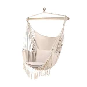 Scaun suspendat brazilian bej, cu două perne, marca Gardlov - Scaune suspendate