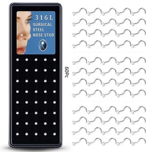 Orr Piercing Készlet - 18 db - 1.8 mm - Fehér Strasszkő 143222823 - Piercing