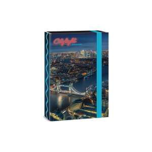 Ars Una A4 City Light London füzet kék gumiszalaggal - Füzetbox