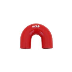 TurboWorks 180° 67mm Red Silicone Elbow - TurboWorks
