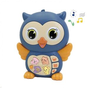 Zenélő Bagoly Oktató Játék - Interaktív bagoly játék állathangokkal és dallamokkal - Zenélő játék