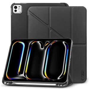 ORIGAMI Smart Tok Čierne puzdro pre iPad Pro 13 so stojanom a držiakom na ceruzku - Puzdrá na tablety